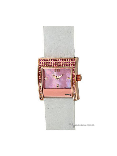 Часы женские Moog, цвет голубой, золотой
