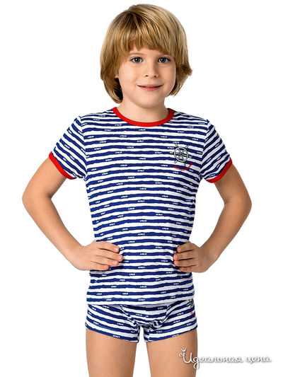 Футболка Nirey, цвет белый, синий