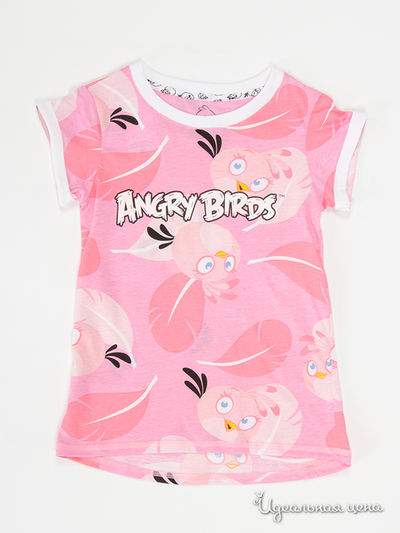 Туника Angry Birds, цвет розовый