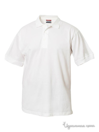 Поло Clique, цвет белый