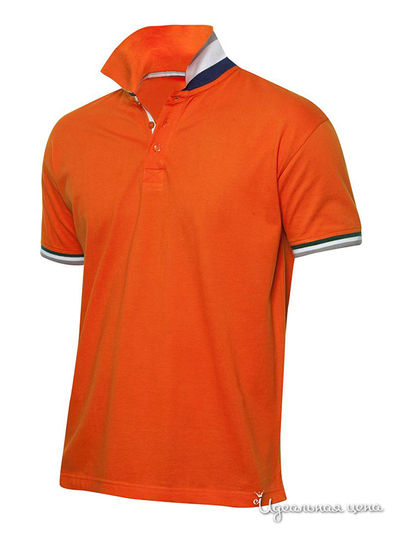 Поло Clique, цвет оранжевый