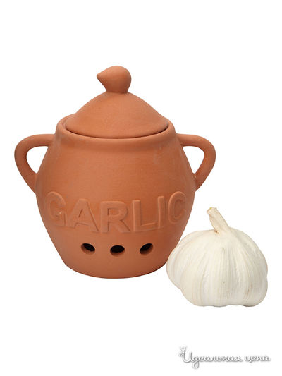 Форма для хранения чеснока Dexam, цвет коричневый