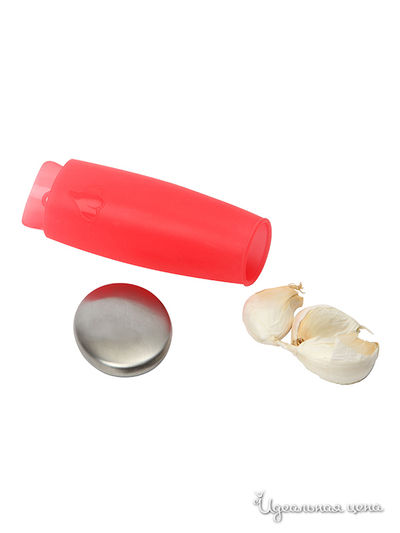 Прибор для чистки чеснока Dexam, цвет красный