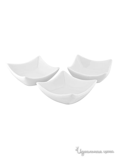 Набор соусниц, 3 шт Horwood, цвет белый