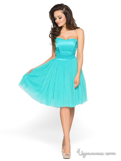 Платье KarteS-Moda, цвет бирюзовый