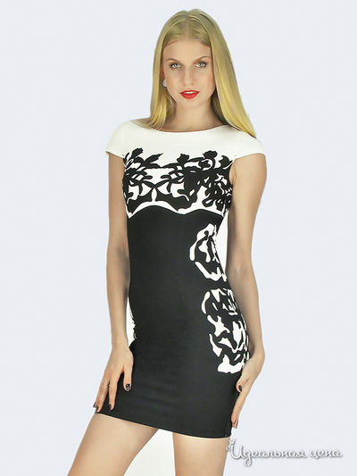 Платье Fantosh, цвет черный, белый