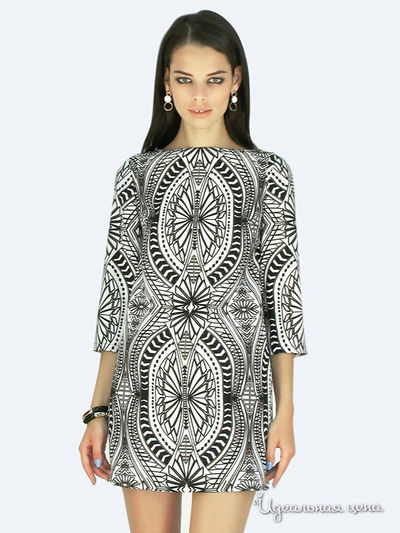 Платье Fantosh, цвет черный, белый