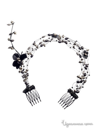 Повязка-гребень Evita Peroni, цвет черный