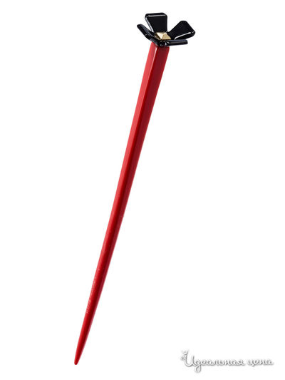 Шпилька Evita Peroni, цвет красный, черный