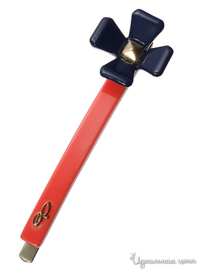 Заколка-невидимка Evita Peroni, цвет красный, черный