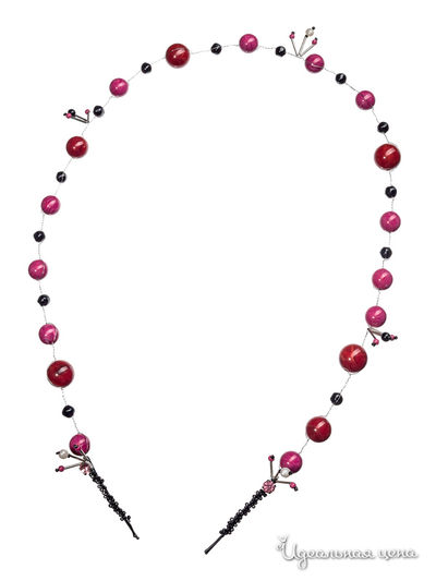 Ободок Evita Peroni, цвет красный, розовый