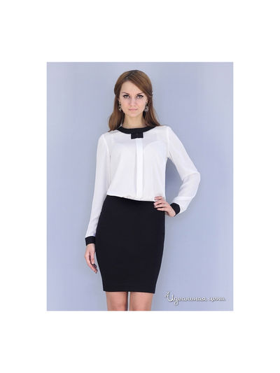 Блуза Fantosh, цвет белый, черный