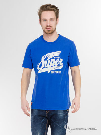 Футболка Superdry, цвет синий