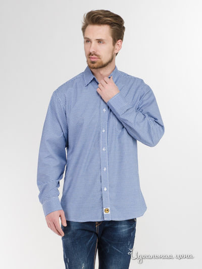 Рубашка Spun, цвет синий, белый