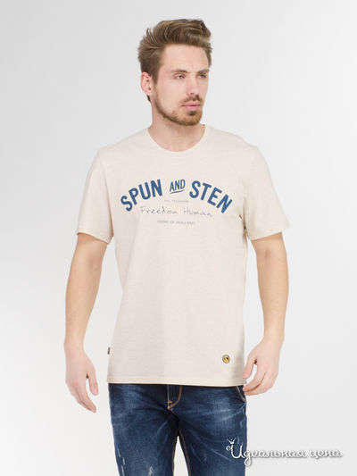 Футболка Spun, цвет бежевый