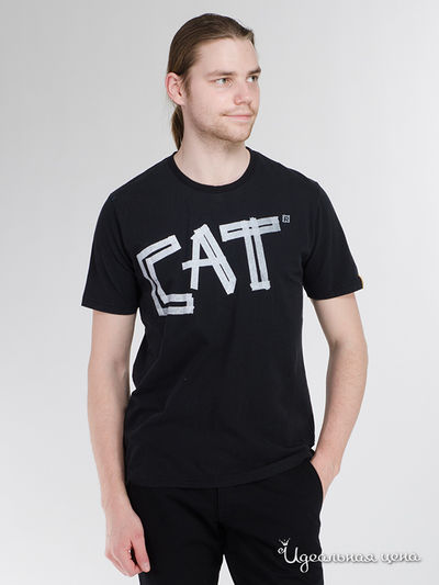 Футболка CAT, цвет черный