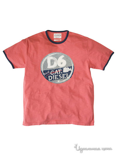 Футболка CAT, цвет красный