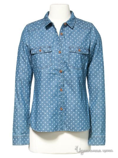 Рубашка CAT, цвет синий