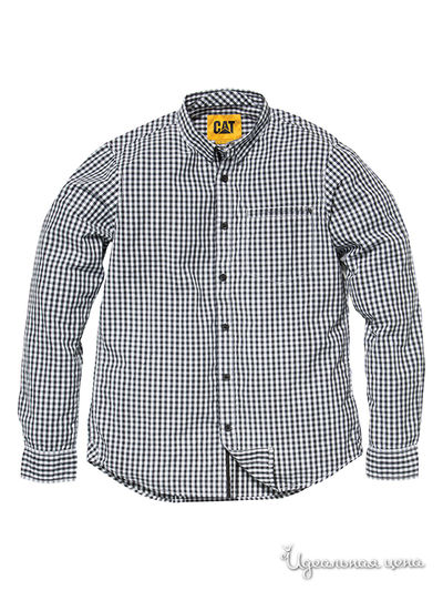 Рубашка CAT, цвет белый, черный