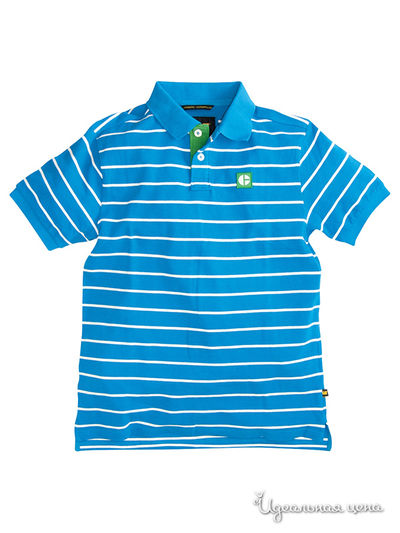 Поло CAT, цвет голубой