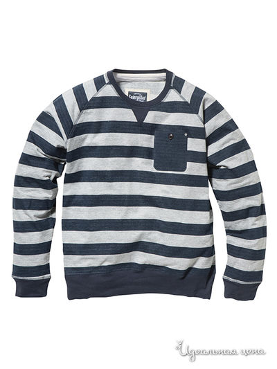 Джемпер CAT, цвет темно-синий, серый