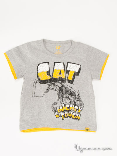 Футболка CAT, цвет серый