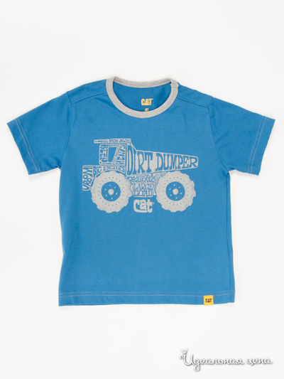 Футболка CAT, цвет синий