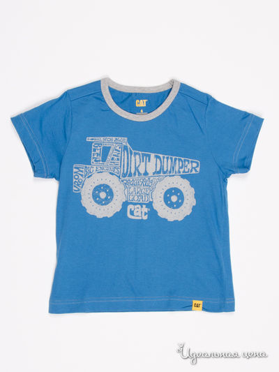 Футболка CAT, цвет синий