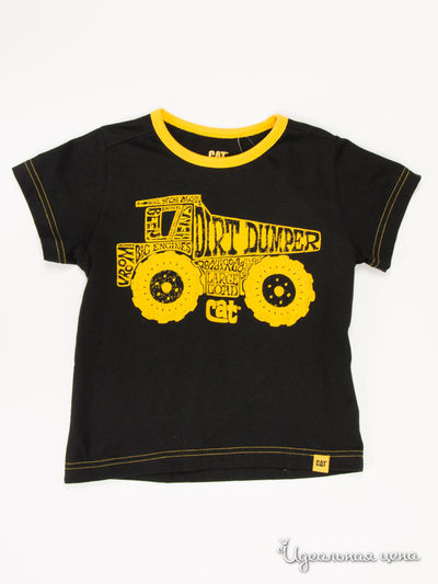 Футболка CAT, цвет черный