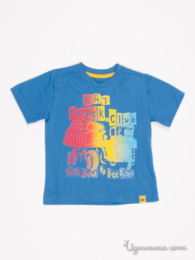 Футболка CAT, цвет синий