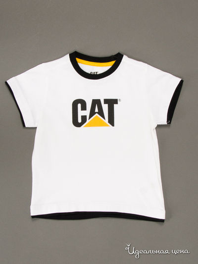 Футболка CAT, цвет белый