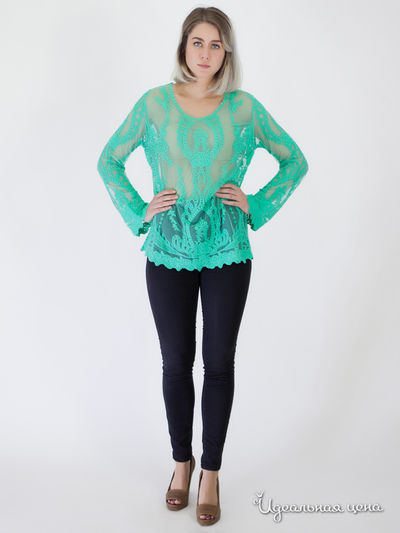 Туника La Morena, цвет зеленый
