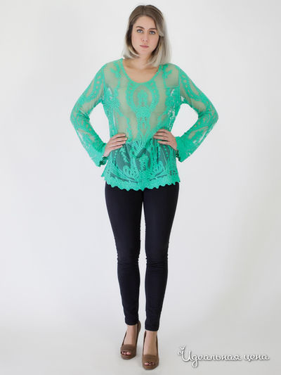 Туника La Morena, цвет зеленый