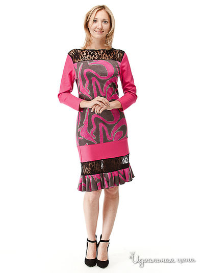 Платье Marrushka, цвет розовый, серый