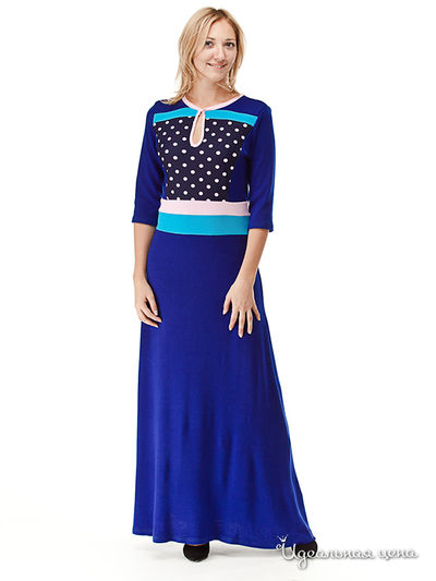 Платье Marrushka, цвет синий, голубой, розовый