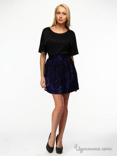 Платье Marrushka, цвет черный, фиолетовый