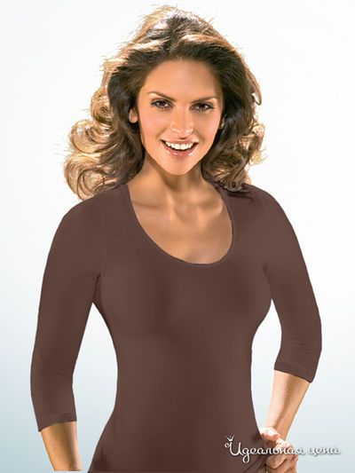 Лонгслив Bellissima, цвет коричневый