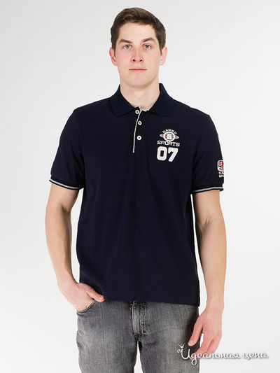 Поло Bogner, цвет синий