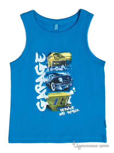 Майка Button Blue, цвет бирюзовый