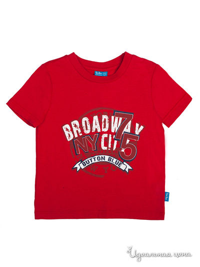 Футболка Button Blue, цвет красный