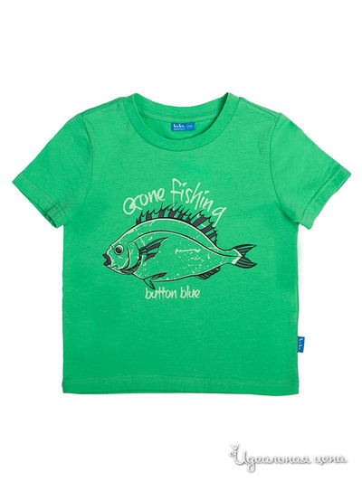 Футболка Button Blue, цвет зеленый