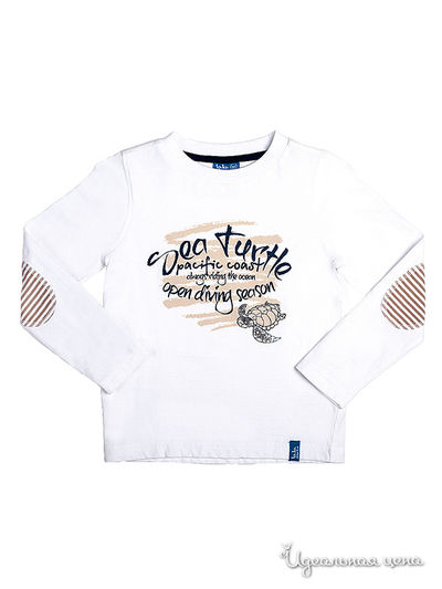 Лонгслив Button Blue, цвет белый