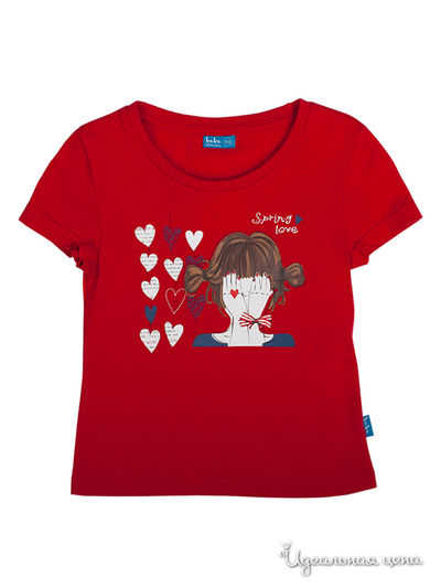 Футболка Button Blue, цвет красный