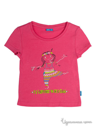 Футболка Button Blue, цвет малиновый