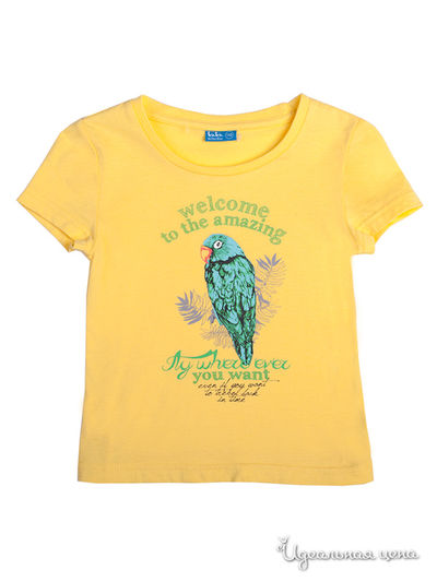 Футболка Button Blue, цвет желтый