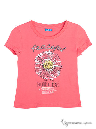 Футболка Button Blue, цвет коралловый