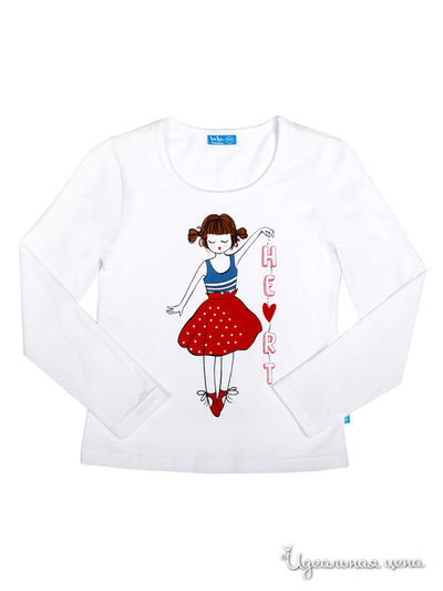 Лонгслив Button Blue, цвет белый