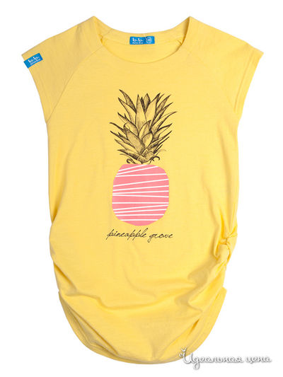 Туника Button Blue, цвет желтый