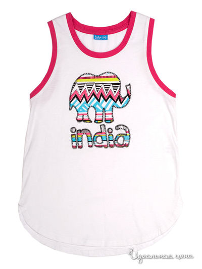 Майка Button Blue, цвет белый