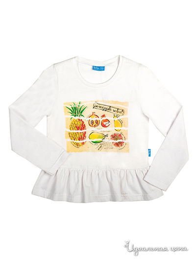 Лонгслив Button Blue, цвет белый